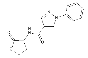 N-(2-ketotetrahydrofuran-3-yl)-1-phenyl-pyrazole-4-carboxamide