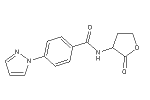 N-(2-ketotetrahydrofuran-3-yl)-4-pyrazol-1-yl-benzamide