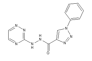 1-phenyl-N'-(1,2,4-triazin-3-yl)triazole-4-carbohydrazide