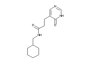 N-(cyclohexylmethyl)-3-(6-keto-1H-pyrimidin-5-yl)propionamide