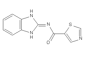 Image of N-(1,3-dihydrobenzimidazol-2-ylidene)thiazole-5-carboxamide