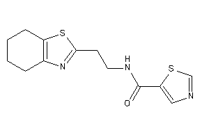 N-[2-(4,5,6,7-tetrahydro-1,3-benzothiazol-2-yl)ethyl]thiazole-5-carboxamide