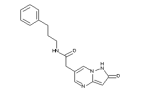 2-(2-keto-1H-pyrazolo[1,5-a]pyrimidin-6-yl)-N-(3-phenylpropyl)acetamide