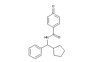 N-[cyclopentyl(phenyl)methyl]-1-keto-isonicotinamide