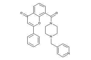 2-phenyl-8-[4-(4-pyridylmethyl)piperazine-1-carbonyl]chromone