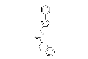 N-[[4-(4-pyridyl)thiazol-2-yl]methyl]-2H-chromene-3-carboxamide