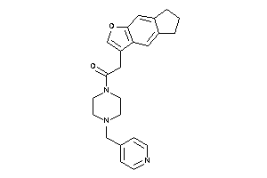 2-(6,7-dihydro-5H-cyclopenta[f]benzofuran-3-yl)-1-[4-(4-pyridylmethyl)piperazino]ethanone