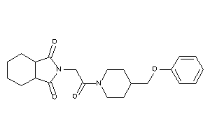 2-[2-keto-2-[4-(phenoxymethyl)piperidino]ethyl]-3a,4,5,6,7,7a-hexahydroisoindole-1,3-quinone