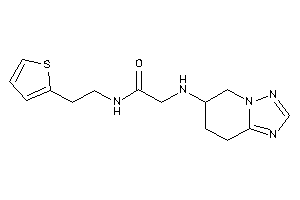 2-(5,6,7,8-tetrahydro-[1,2,4]triazolo[1,5-a]pyridin-6-ylamino)-N-[2-(2-thienyl)ethyl]acetamide