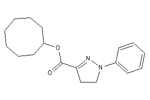 1-phenyl-2-pyrazoline-3-carboxylic Acid Cyclooctyl Ester