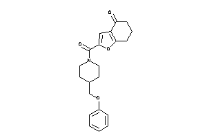 2-[4-(phenoxymethyl)piperidine-1-carbonyl]-6,7-dihydro-5H-benzofuran-4-one