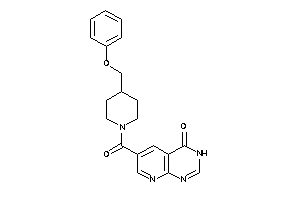 6-[4-(phenoxymethyl)piperidine-1-carbonyl]-3H-pyrido[2,3-d]pyrimidin-4-one