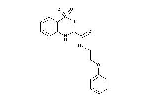 Image of 1,1-diketo-N-(2-phenoxyethyl)-3,4-dihydro-2H-benzo[e][1,2,4]thiadiazine-3-carboxamide
