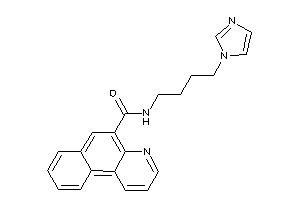 N-(4-imidazol-1-ylbutyl)benzo[f]quinoline-5-carboxamide