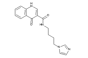 N-(4-imidazol-1-ylbutyl)-4-keto-1H-quinoline-3-carboxamide