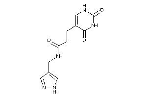 3-(2,4-diketo-1H-pyrimidin-5-yl)-N-(1H-pyrazol-4-ylmethyl)propionamide