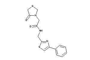 2-(4-ketothiazolidin-3-yl)-N-[(4-phenylthiazol-2-yl)methyl]acetamide