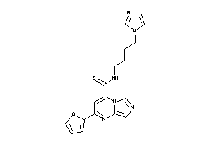2-(2-furyl)-N-(4-imidazol-1-ylbutyl)imidazo[1,5-a]pyrimidine-4-carboxamide