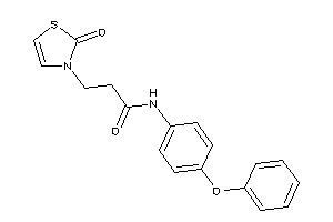 3-(2-keto-4-thiazolin-3-yl)-N-(4-phenoxyphenyl)propionamide