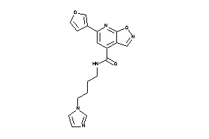 6-(3-furyl)-N-(4-imidazol-1-ylbutyl)isoxazolo[5,4-b]pyridine-4-carboxamide