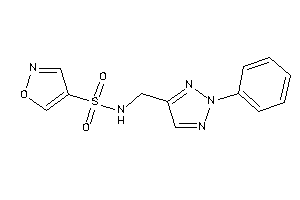 N-[(2-phenyltriazol-4-yl)methyl]isoxazole-4-sulfonamide