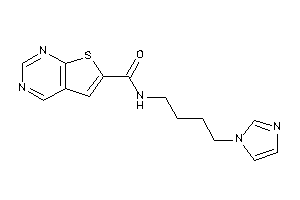 N-(4-imidazol-1-ylbutyl)thieno[2,3-d]pyrimidine-6-carboxamide