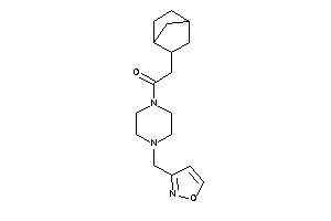 1-[4-(isoxazol-3-ylmethyl)piperazino]-2-(2-norbornyl)ethanone