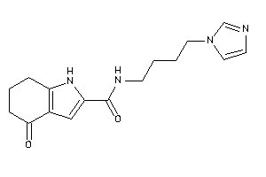 N-(4-imidazol-1-ylbutyl)-4-keto-1,5,6,7-tetrahydroindole-2-carboxamide