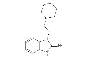 [3-(2-piperidinoethyl)-1H-benzimidazol-2-ylidene]amine
