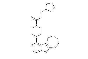 3-cyclopentyl-1-(4-BLAHylpiperazino)propan-1-one