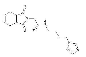 2-(1,3-diketo-3a,4,7,7a-tetrahydroisoindol-2-yl)-N-(4-imidazol-1-ylbutyl)acetamide