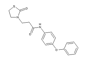 3-(2-ketothiazolidin-3-yl)-N-(4-phenoxyphenyl)propionamide