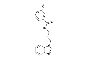 N-[3-(benzimidazol-1-yl)propyl]-1-keto-nicotinamide