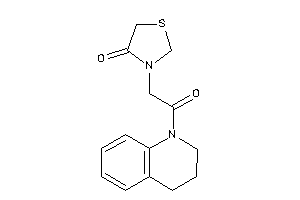 3-[2-(3,4-dihydro-2H-quinolin-1-yl)-2-keto-ethyl]thiazolidin-4-one