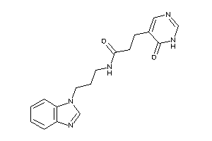 N-[3-(benzimidazol-1-yl)propyl]-3-(6-keto-1H-pyrimidin-5-yl)propionamide