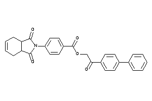 4-(1,3-diketo-3a,4,7,7a-tetrahydroisoindol-2-yl)benzoic Acid [2-keto-2-(4-phenylphenyl)ethyl] Ester