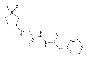 2-[(1,1-diketothiolan-3-yl)amino]-N'-(2-phenylacetyl)acetohydrazide