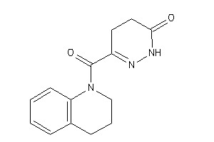 3-(3,4-dihydro-2H-quinoline-1-carbonyl)-4,5-dihydro-1H-pyridazin-6-one