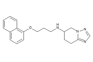 3-(1-naphthoxy)propyl-(5,6,7,8-tetrahydro-[1,2,4]triazolo[1,5-a]pyridin-6-yl)amine