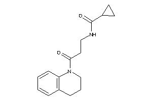 Image of N-[3-(3,4-dihydro-2H-quinolin-1-yl)-3-keto-propyl]cyclopropanecarboxamide