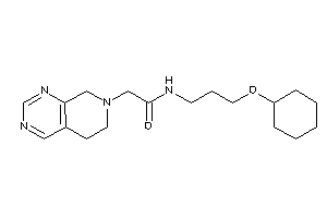 N-[3-(cyclohexoxy)propyl]-2-(6,8-dihydro-5H-pyrido[3,4-d]pyrimidin-7-yl)acetamide