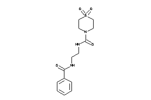 N-(2-benzamidoethyl)-1,1-diketo-1,4-thiazinane-4-carboxamide