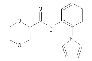 Image of N-(2-pyrrol-1-ylphenyl)-1,4-dioxane-2-carboxamide