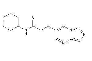 N-cyclohexyl-3-imidazo[1,5-a]pyrimidin-3-yl-propionamide