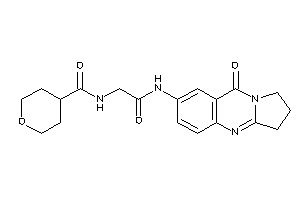 N-[2-keto-2-[(9-keto-2,3-dihydro-1H-pyrrolo[2,1-b]quinazolin-7-yl)amino]ethyl]tetrahydropyran-4-carboxamide