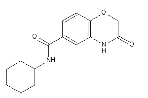 N-cyclohexyl-3-keto-4H-1,4-benzoxazine-6-carboxamide