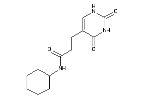 N-cyclohexyl-3-(2,4-diketo-1H-pyrimidin-5-yl)propionamide