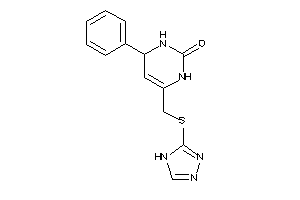 4-phenyl-6-[(4H-1,2,4-triazol-3-ylthio)methyl]-3,4-dihydro-1H-pyrimidin-2-one