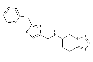 (2-benzylthiazol-4-yl)methyl-(5,6,7,8-tetrahydro-[1,2,4]triazolo[1,5-a]pyridin-6-yl)amine