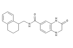 3-keto-N-(tetralin-1-ylmethyl)-2,4-dihydro-1H-quinoxaline-6-carboxamide